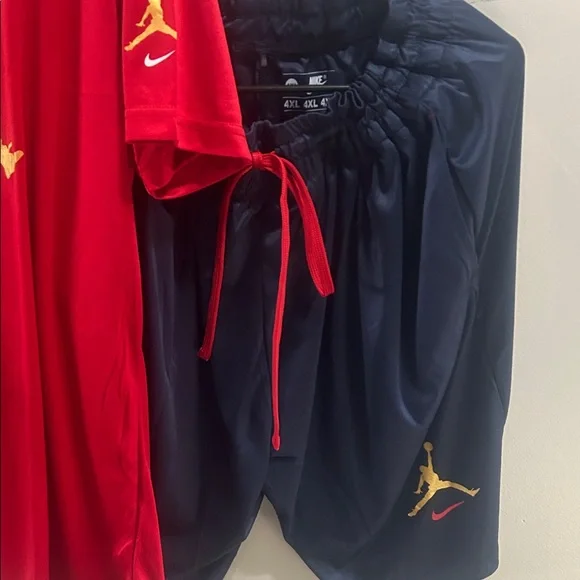 Nike Red and Navy Sports Set with Gold Accents - Picture 4 of 11